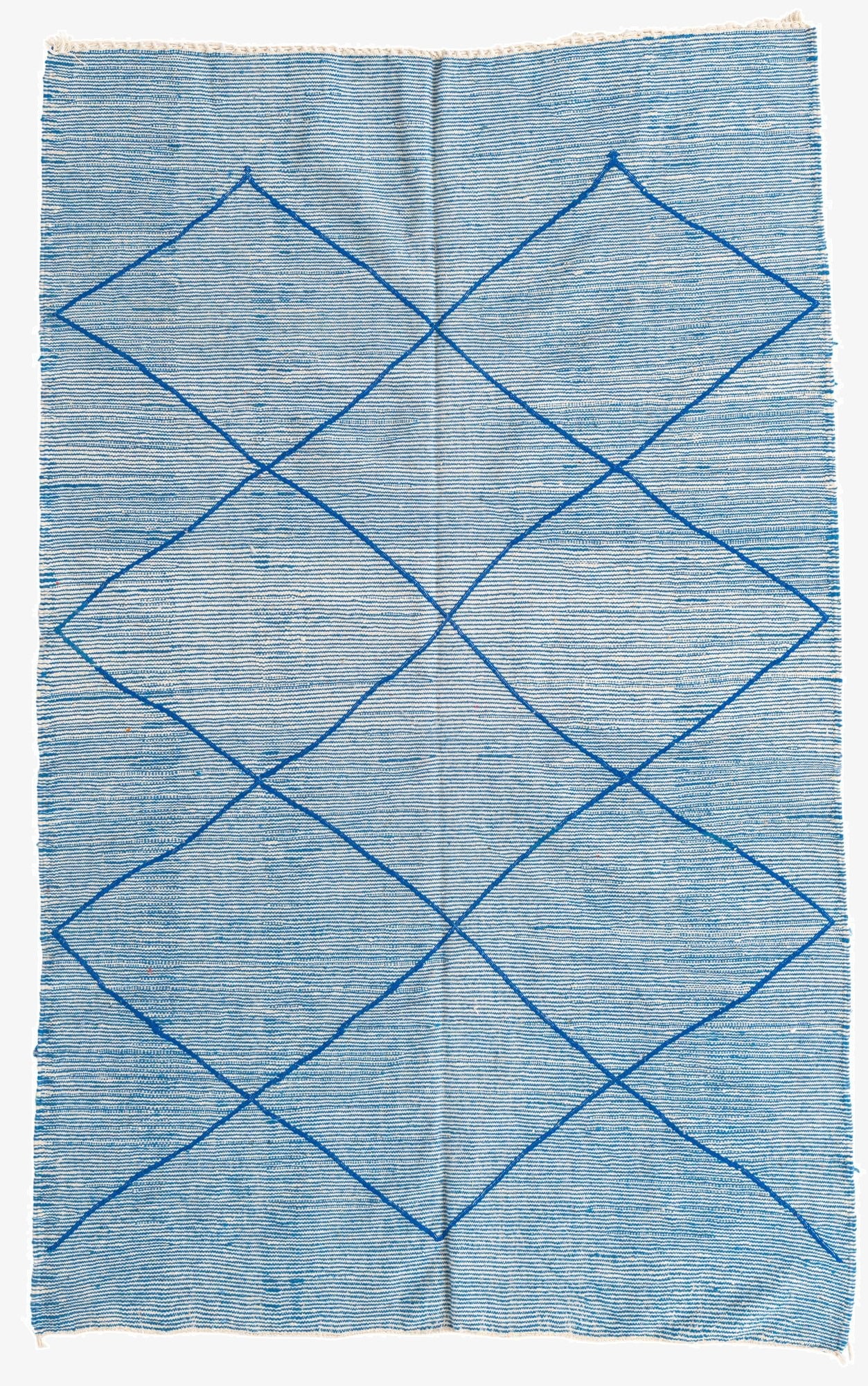  4' 10 x 7' 8  Hand Knotted Moroccan Wool Rug