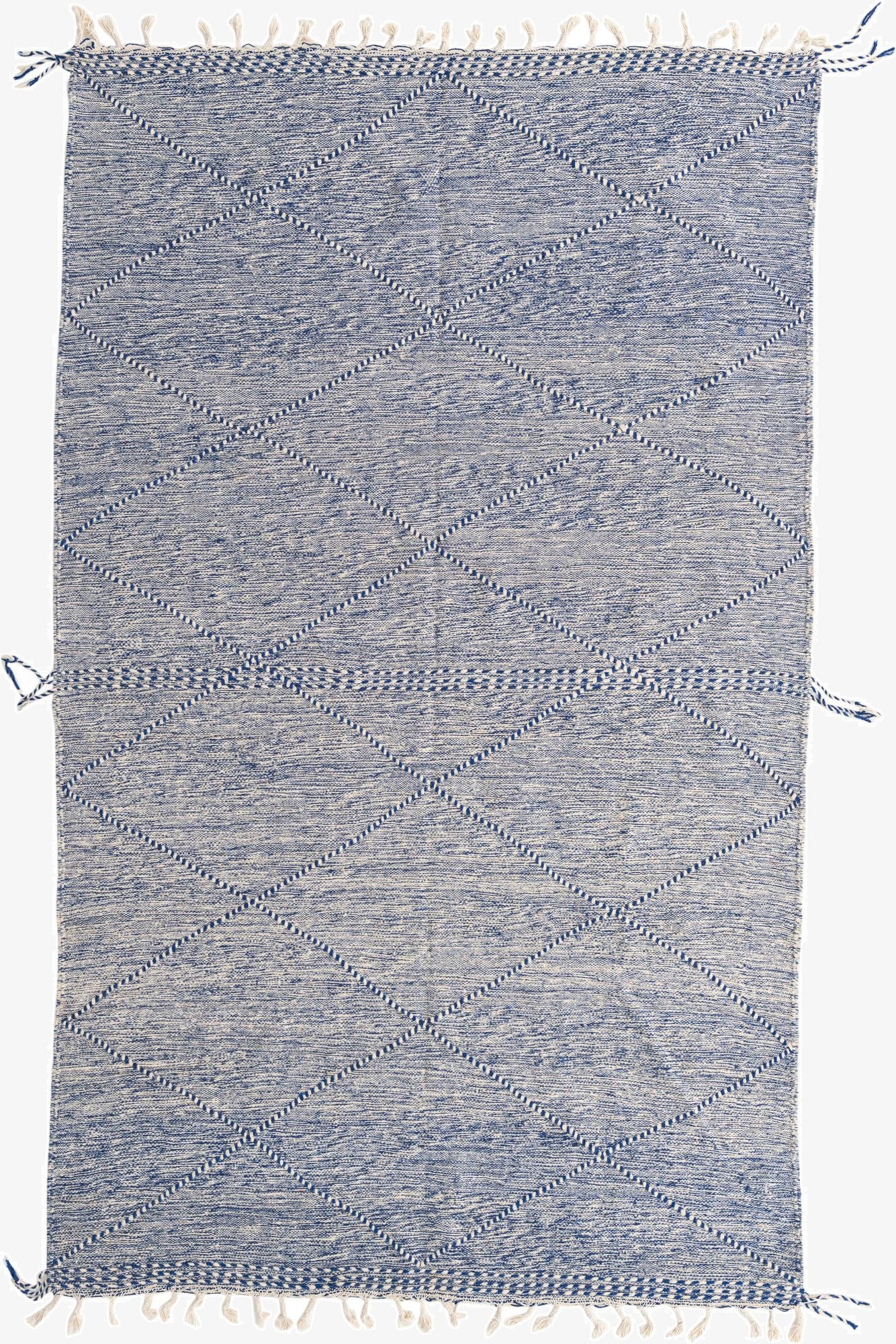  6' 3 x 10' 5  Hand Knotted Moroccan Wool Rug