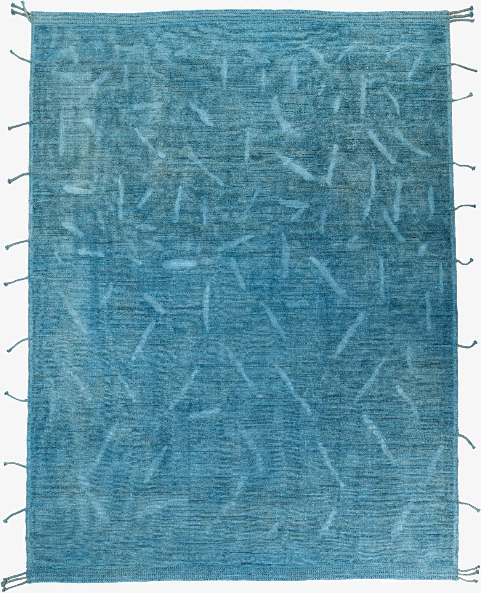  8' 9 x 11' 9  Hand Knotted Moroccan Wool Rug