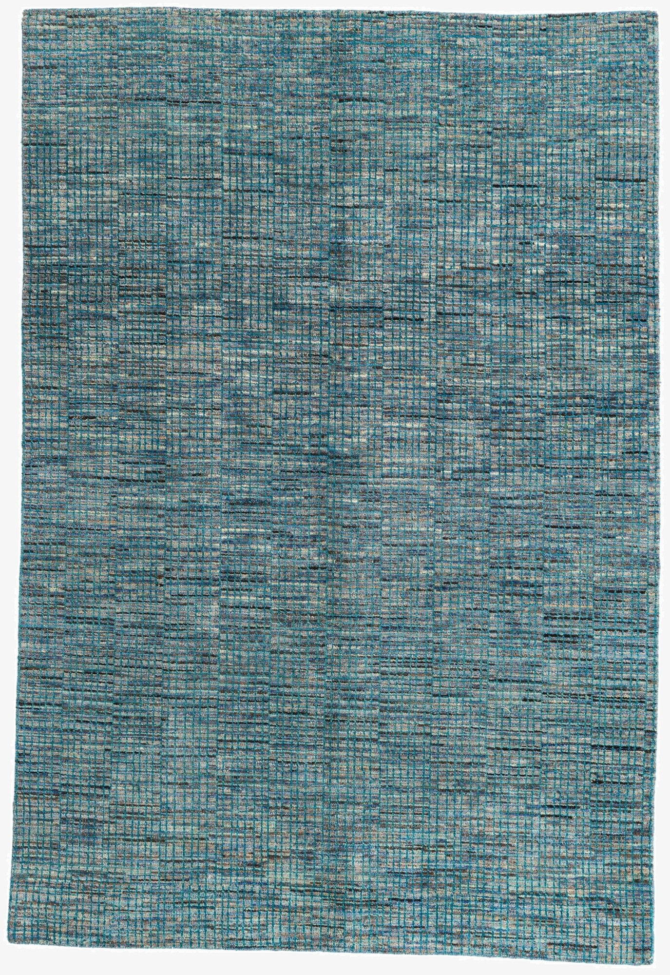  5' 7 x 8' 2  Hand Knotted Moroccan Wool Rug