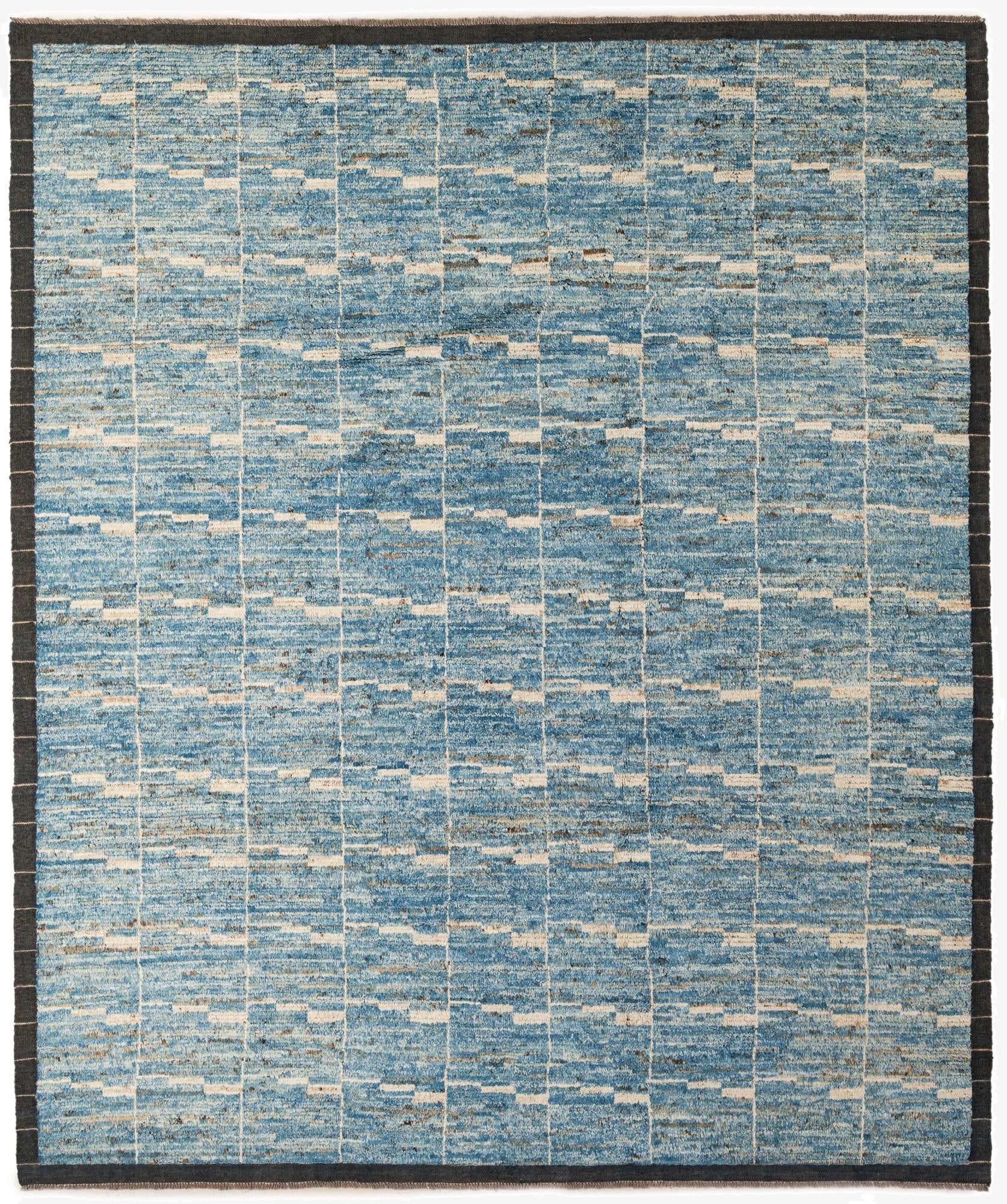  8' 4 x 10'  Hand Knotted Moroccan Wool Rug