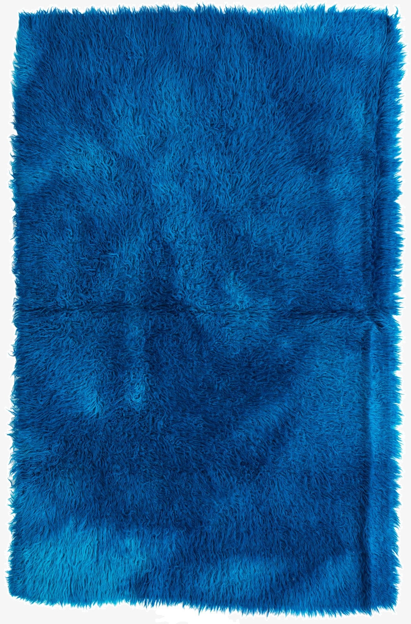  3' 9 x 6'  Hand Knotted Moroccan Wool Rug