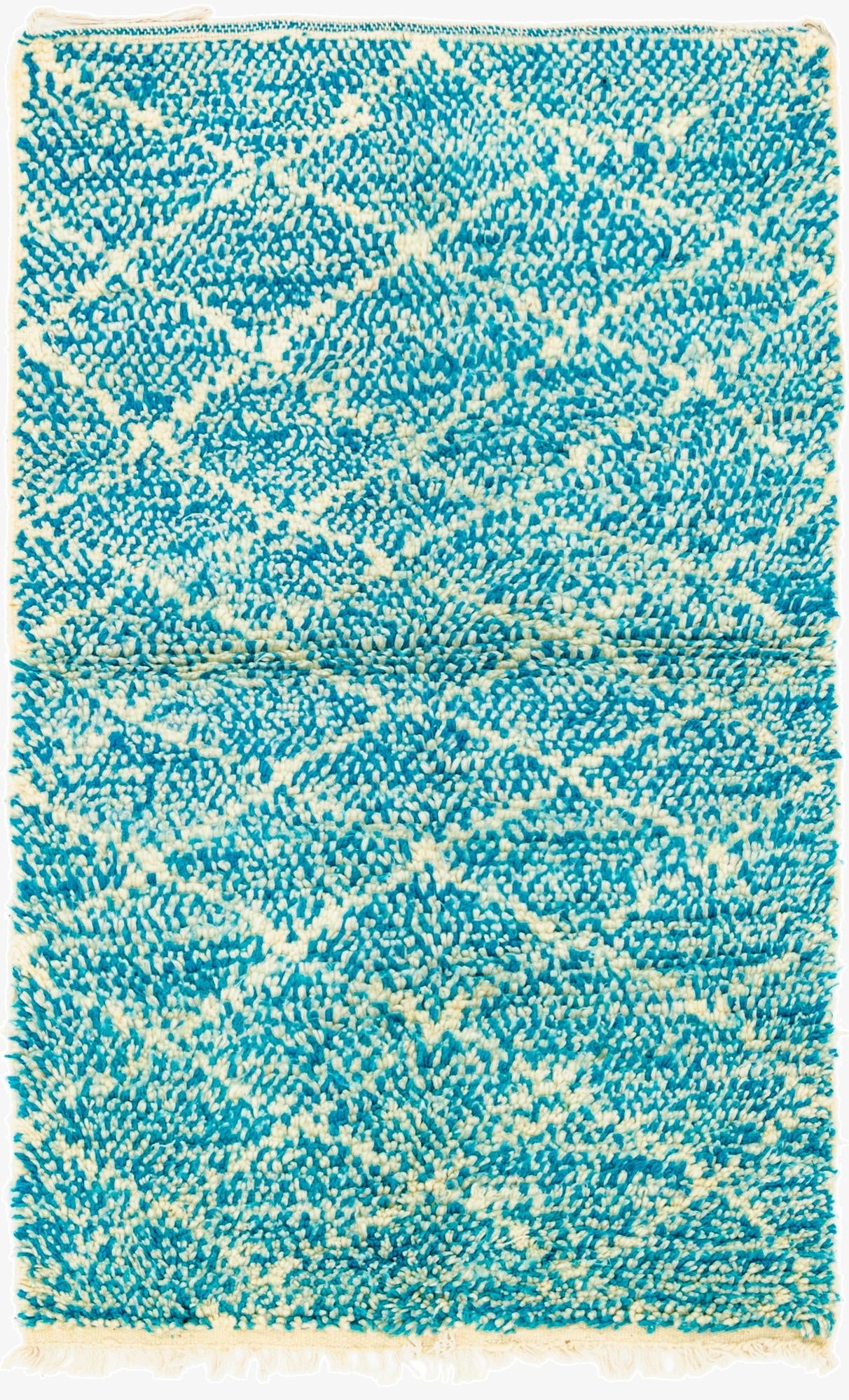  3' 3 x 5' 3  Hand Knotted Moroccan Wool Rug