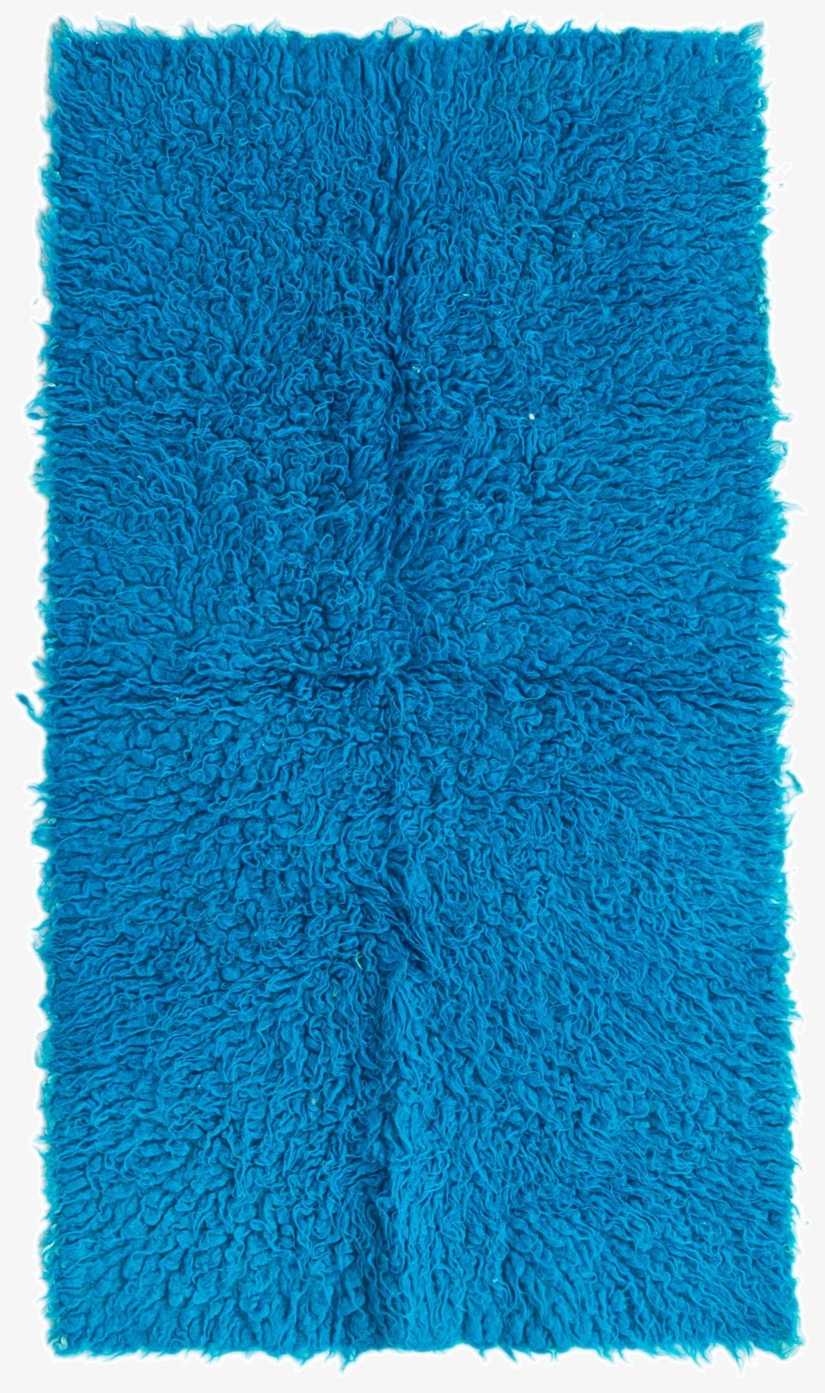  2' 5 x 4' 6  Hand Knotted Moroccan Wool Rug