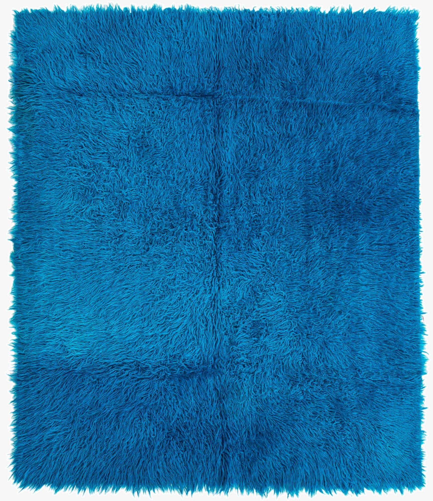  5' 7 x 6' 5  Hand Knotted Moroccan Wool Rug