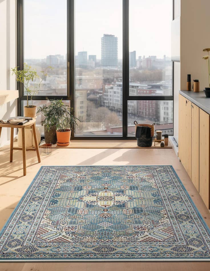 Detail image of  3' x 5' Nain Design Rug