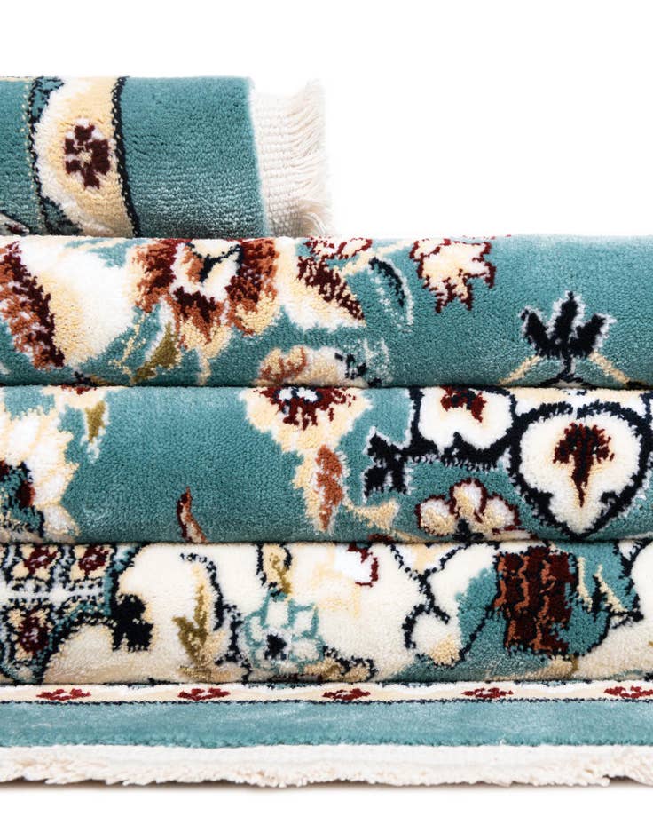 Detail image of  5' 3 x 8' Nain Design Rug