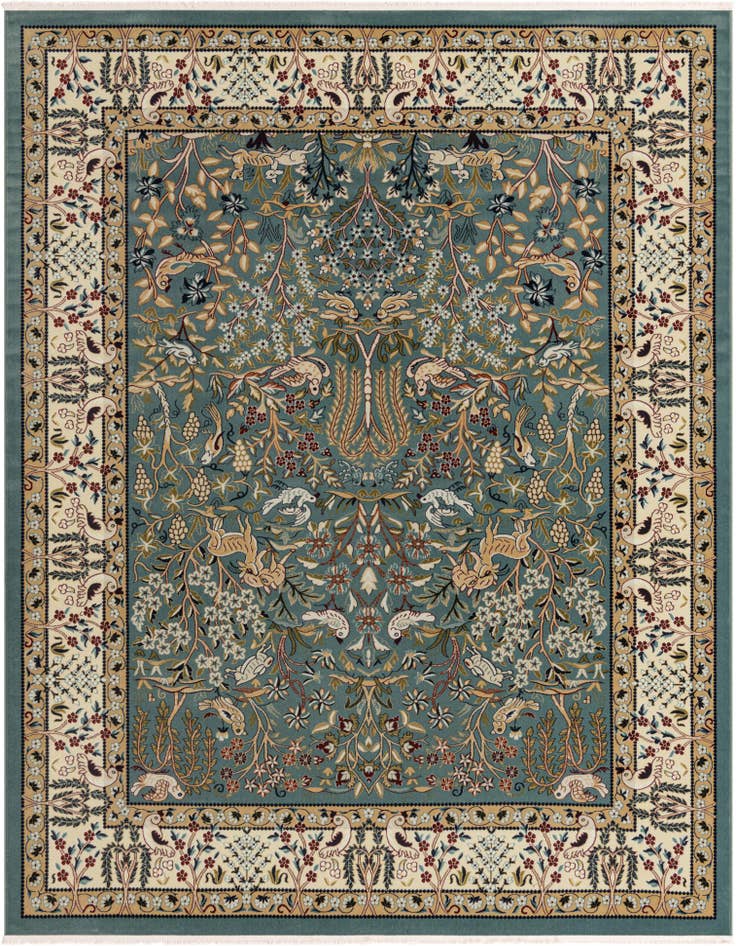 Detail image of  7' 10 x 10' Nain Design Rug