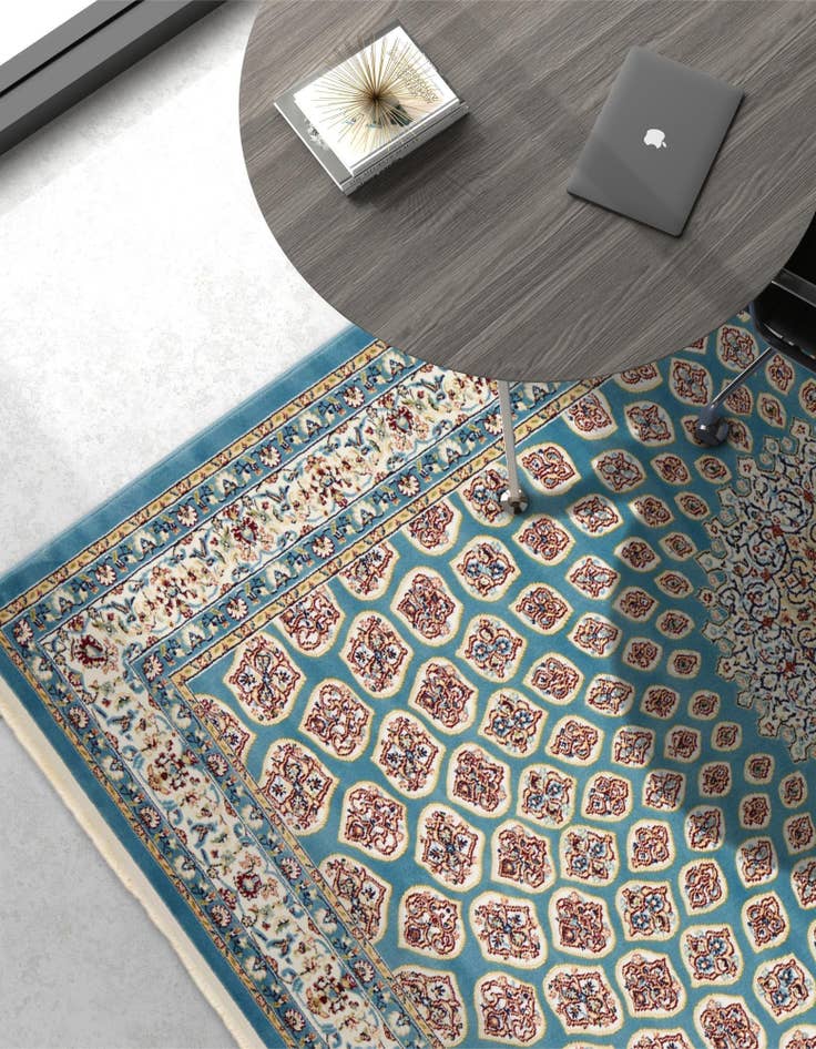 Detail image of  3' x 5' Nain Design Rug