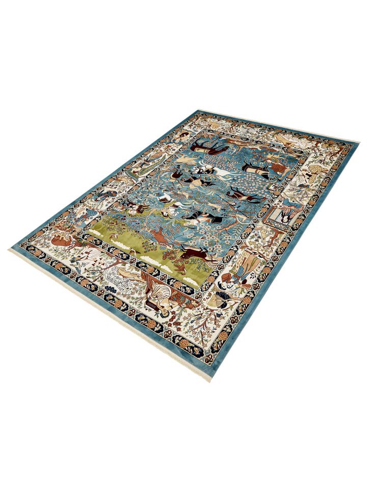 Detail image of  10' x 13' Nain Design Rug