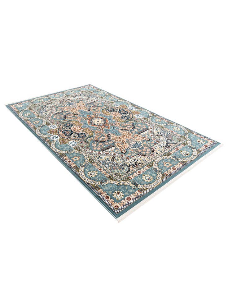 Detail image of  5' 3 x 8' Nain Design Rug