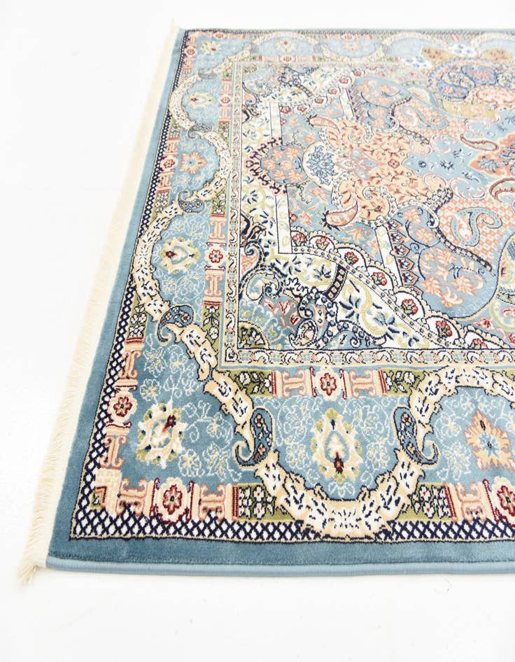 Detail image of  5' 3 x 8' Nain Design Rug