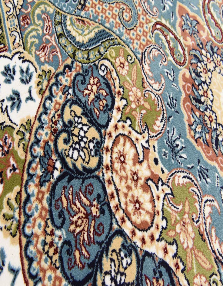 Detail image of  5' 3 x 8' Nain Design Rug