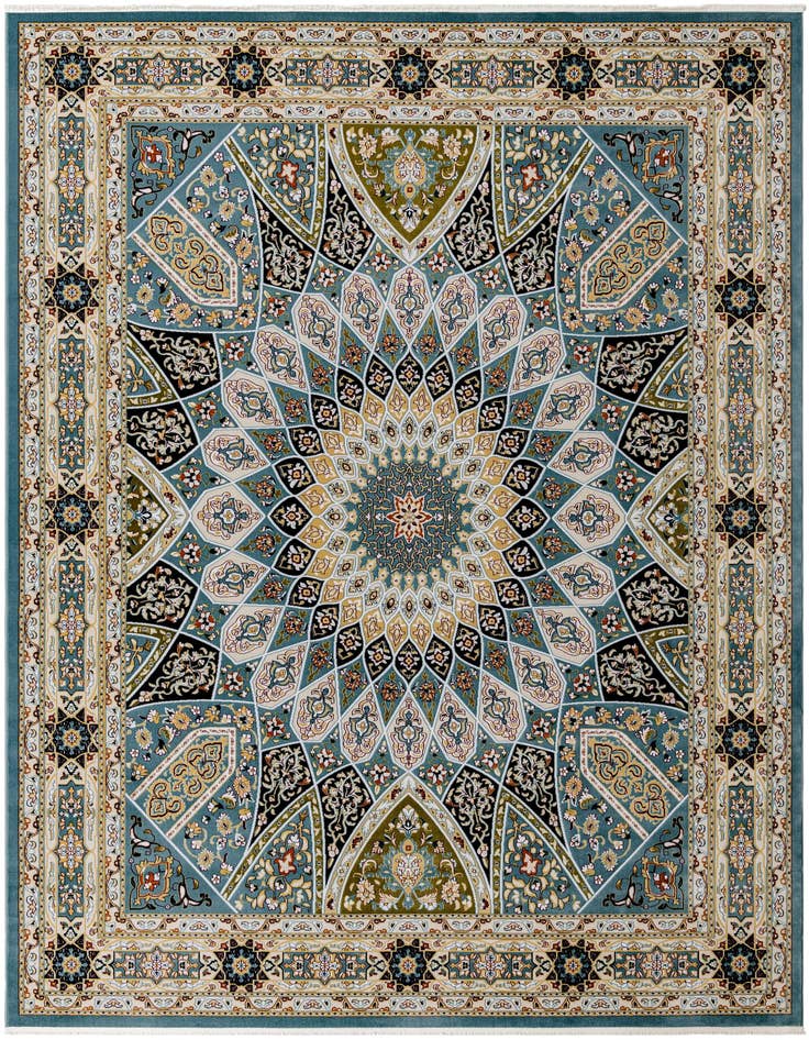 Detail image of  9' x 12' Nain Design Rug