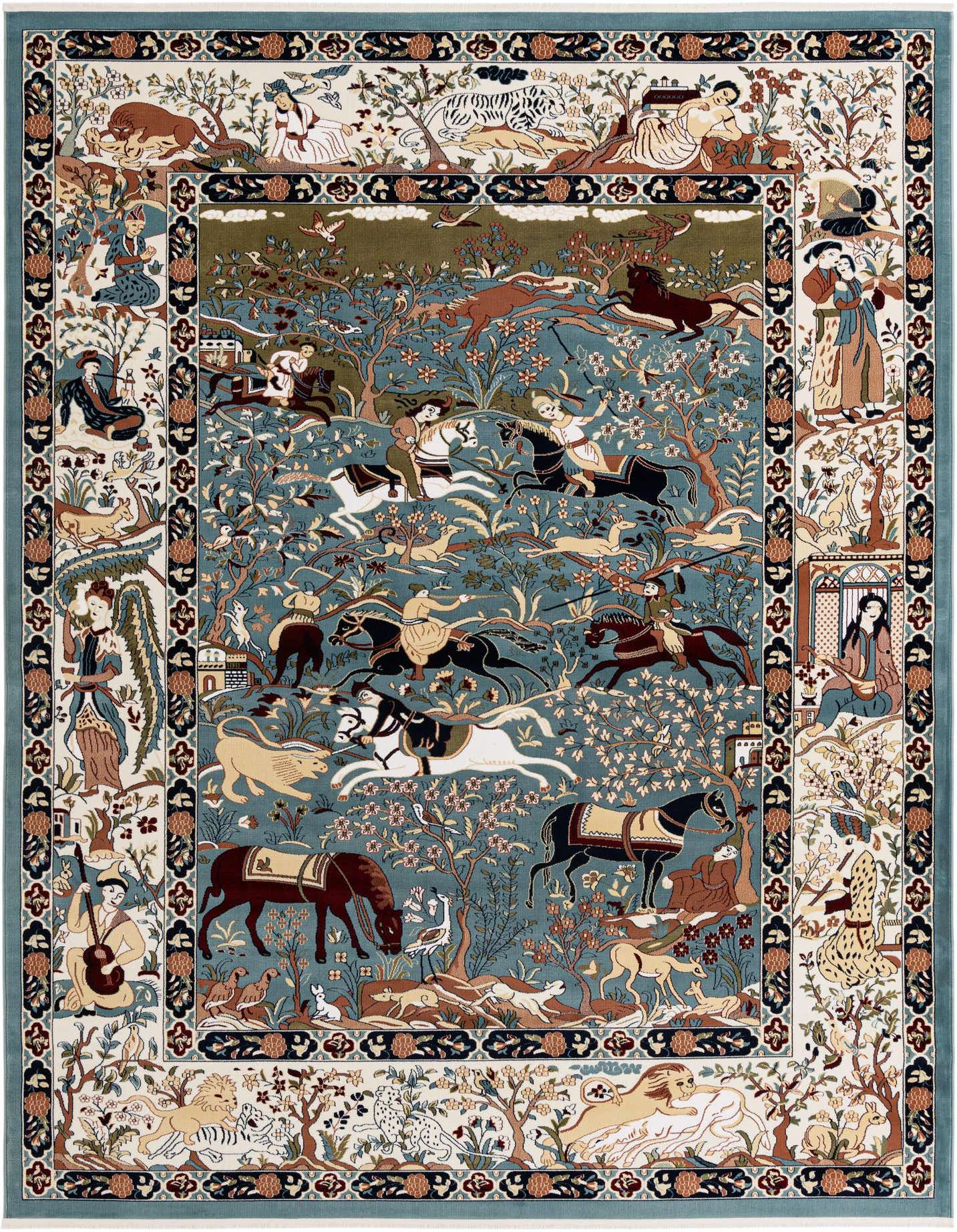 Primary image of 9' x 12' Nain Design Rug