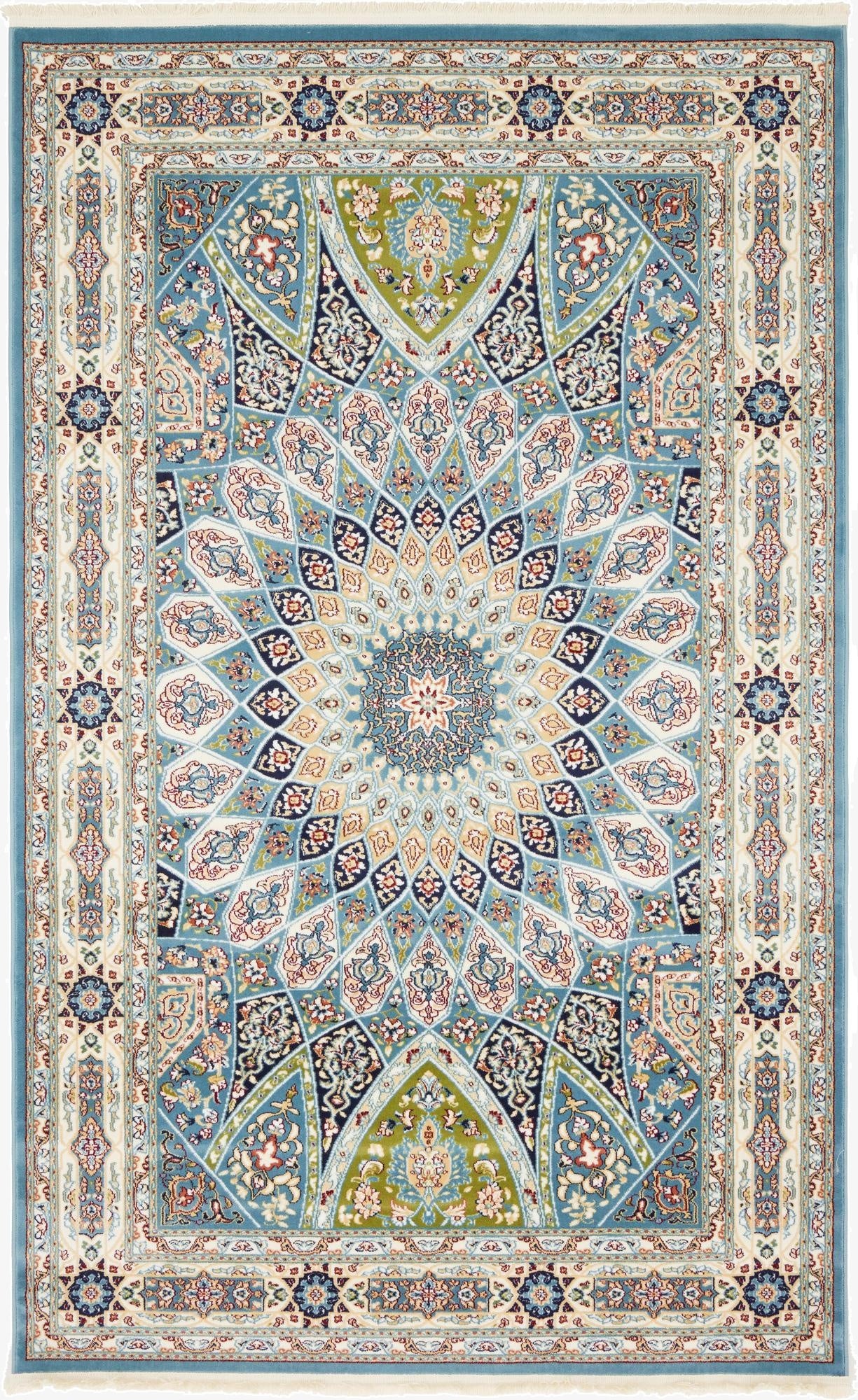  5' 3 x 8' Nain Design Rug
