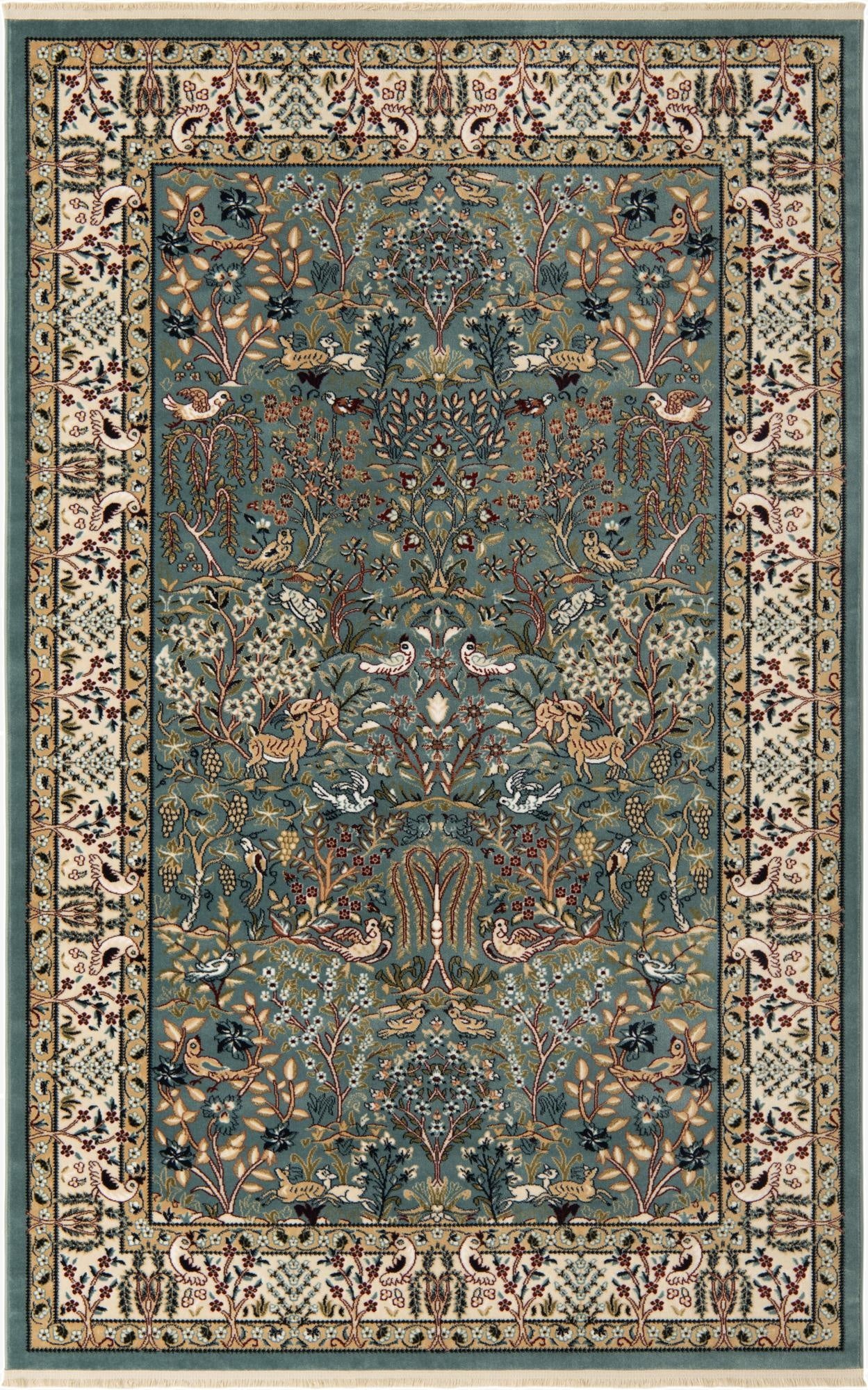  5' 3 x 8' Nain Design Rug