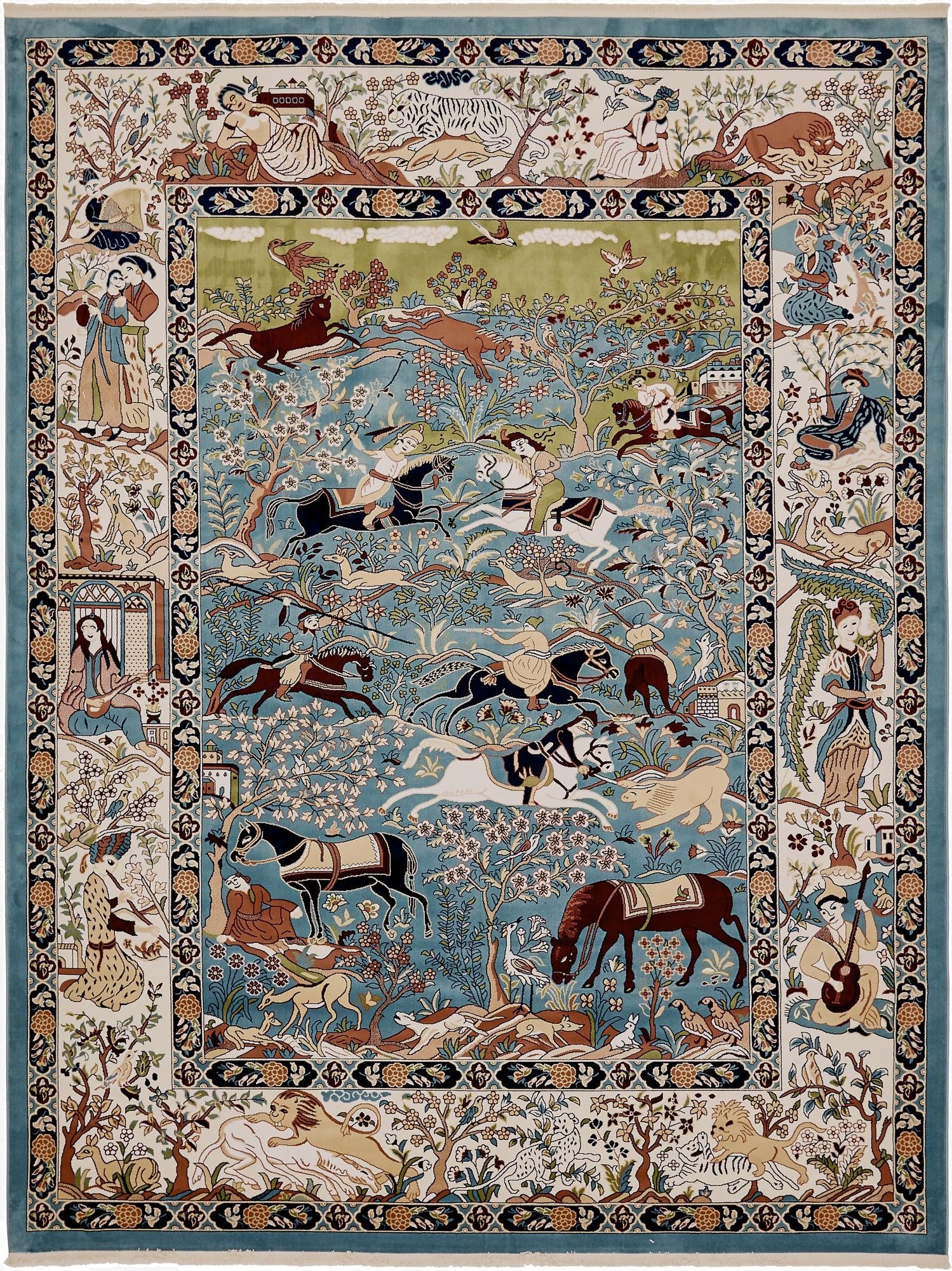 Primary image  10' x 13' Nain Design Rug