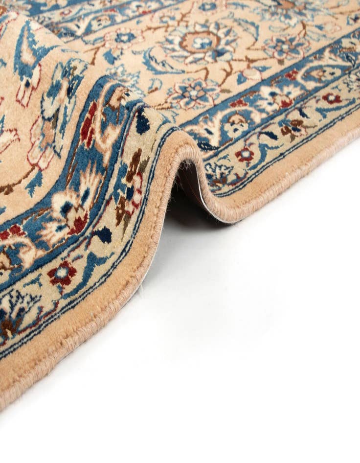 Detail image of  10' 1 x 16' 4  Hand Knotted Nain Persian Rug