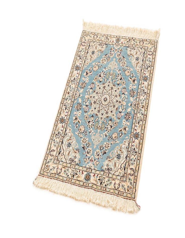 Detail image of  2' x 2' 11  Hand Knotted Nain Rug