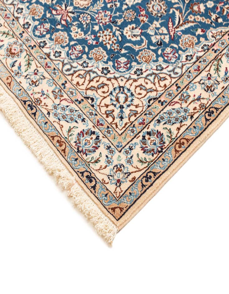 Detail image of  2' 11 x 4' 6  Hand Knotted Nain Rug