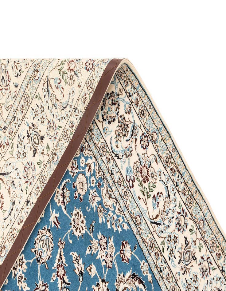 Detail image of  4' 10 x 7' 11  Hand Knotted Nain Rug