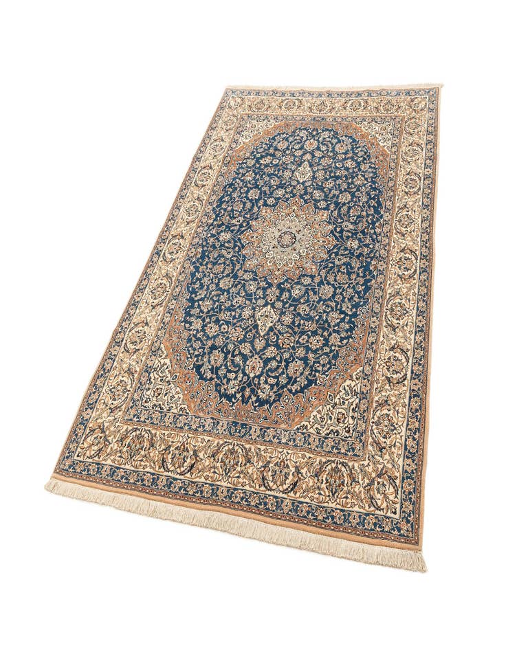 Detail image of  5' 7 x 7' 10  Hand Knotted Nain Rug