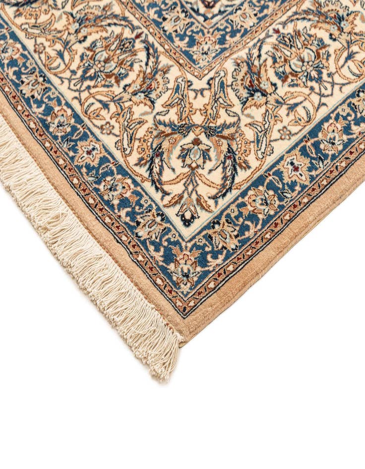 Detail image of  5' 7 x 7' 10  Hand Knotted Nain Rug