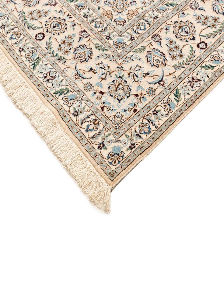 Detail image of  6' 8 x 10' 2  Hand Knotted Nain Rug