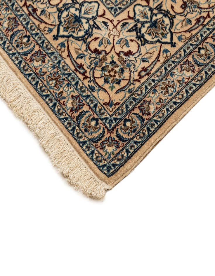 Detail image of  6' x 9' 6  Hand Knotted Nain Rug