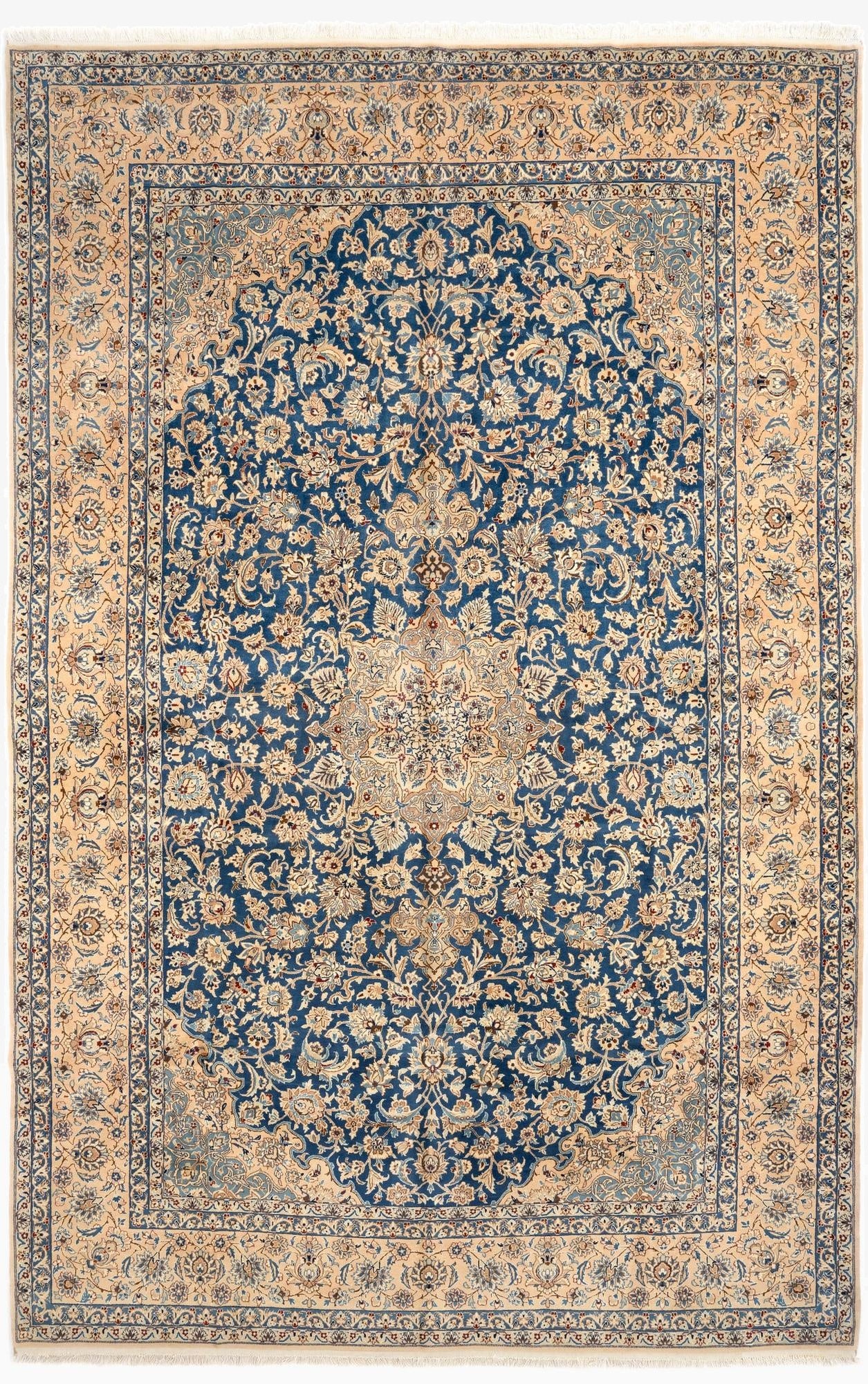  10' 1 x 16' 4  Hand Knotted Nain Persian Rug