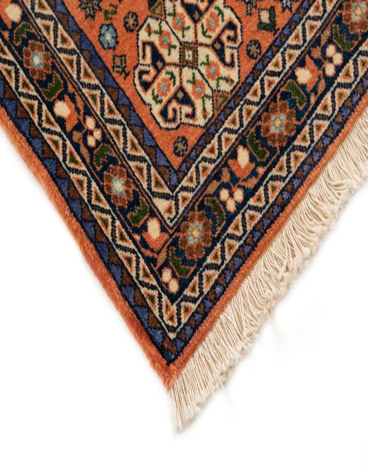 Detail image of  3' 7 x 5' 1  Hand Knotted Nasrabad Persian Wool Rug