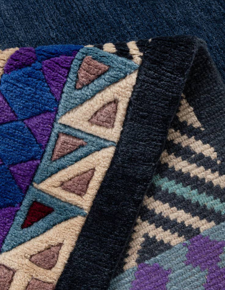 Detail image of  6' 8 x 9' 6  Hand Knotted Nepal Wool Rug