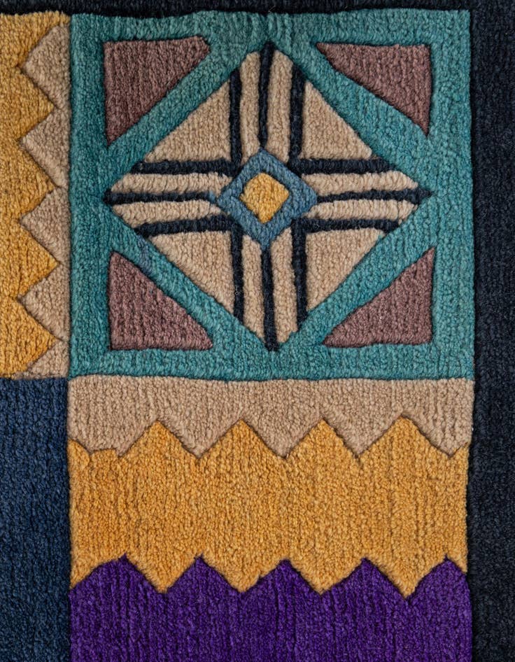 Detail image of  6' 8 x 9' 6  Hand Knotted Nepal Wool Rug