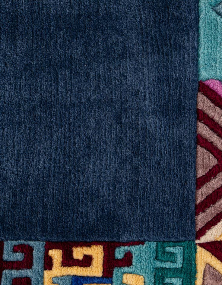 Detail image of  6' 8 x 9' 6  Hand Knotted Nepal Wool Rug