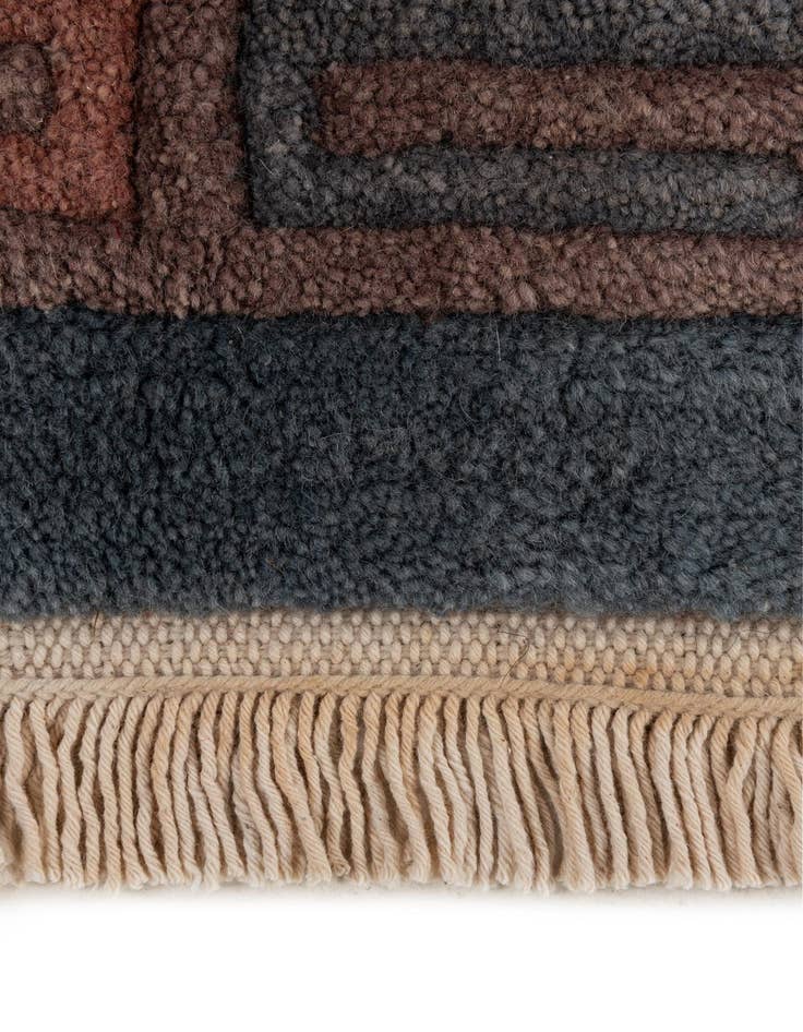 Detail image of  8' 4 x 11' 3  Hand Knotted Nepal Wool Rug