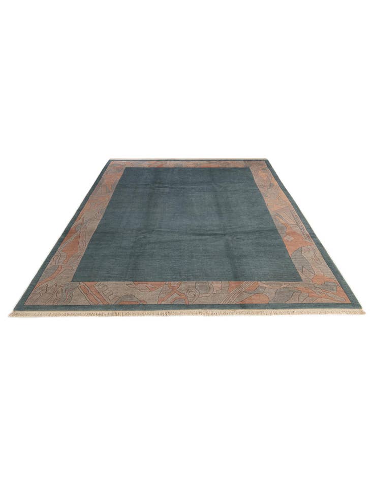 Detail image of  8' 1 x 11' 5  Hand Knotted Nepal Wool Rug