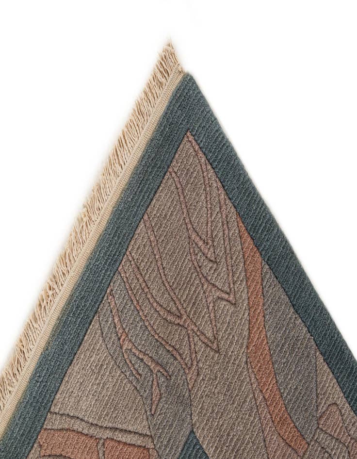 Detail image of  8' 1 x 11' 5  Hand Knotted Nepal Wool Rug