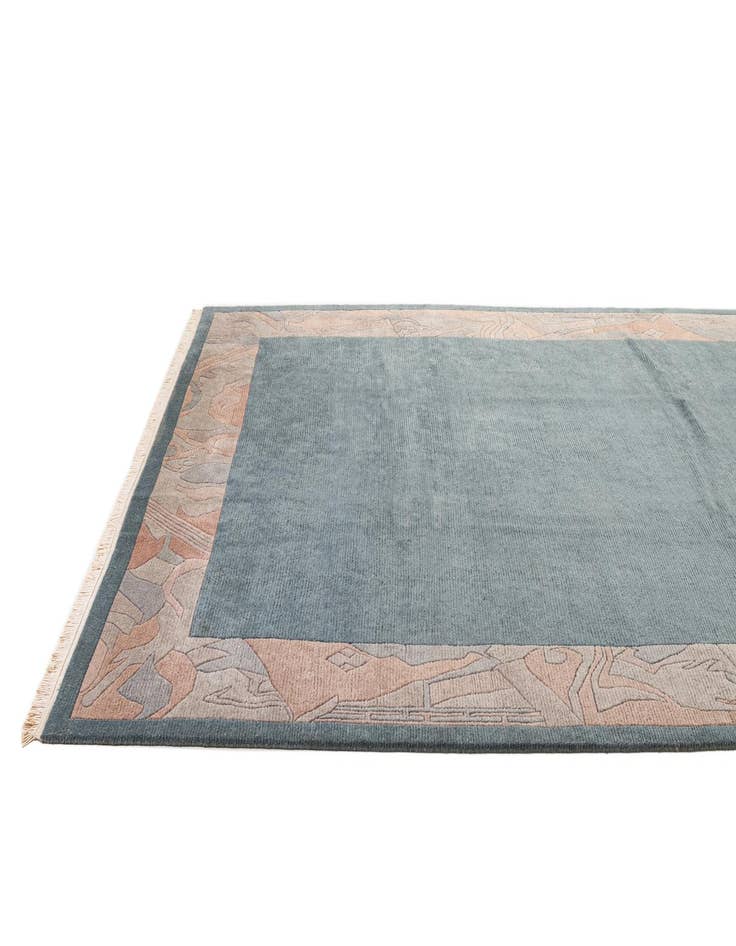 Detail image of  8' 1 x 11' 5  Hand Knotted Nepal Wool Rug