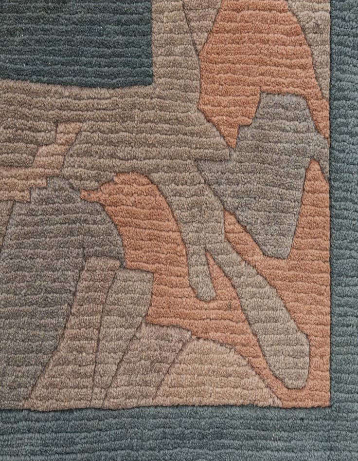 Detail image of  8' 1 x 11' 5  Hand Knotted Nepal Wool Rug