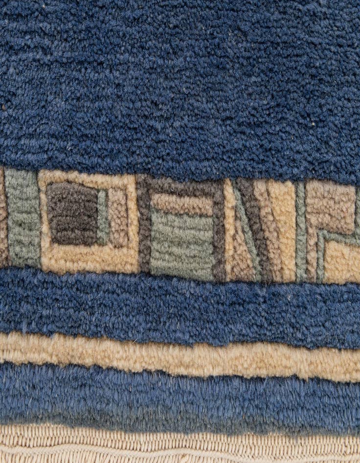 Detail image of  2' 5 x 4' 6  Hand Knotted Nepal Wool Rug