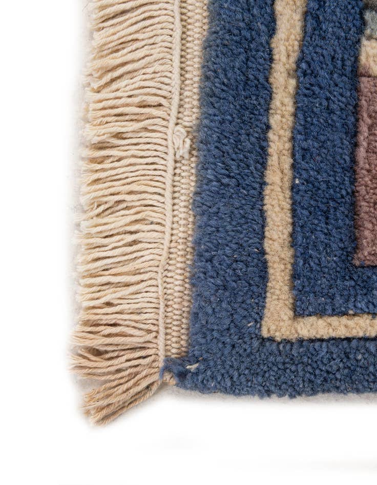 Detail image of  2' 5 x 4' 6  Hand Knotted Nepal Wool Rug