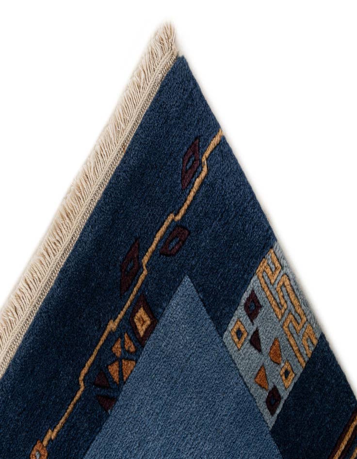 Detail image of  2' 1 x 3' 1  Hand Knotted Nepal Wool Rug