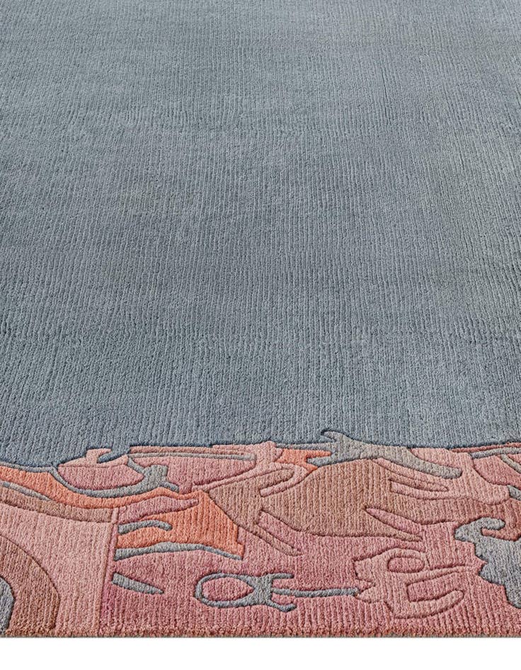 Detail image of  8' 5 x 11' 3  Hand Knotted Nepal Wool Rug
