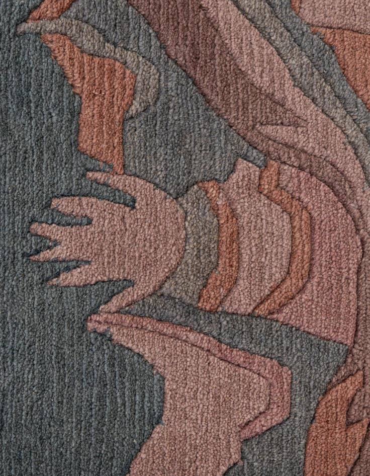 Detail image of  8' 5 x 11' 3  Hand Knotted Nepal Wool Rug
