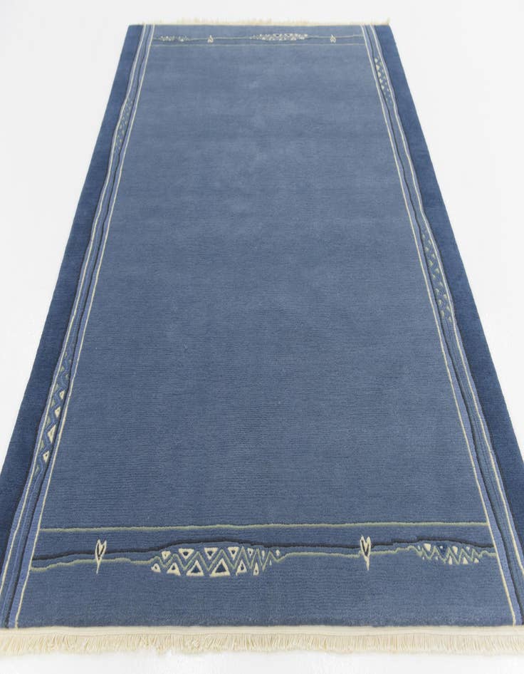 Detail image of  5' 8 x 7' 10  Hand Knotted Nepal Wool Rug