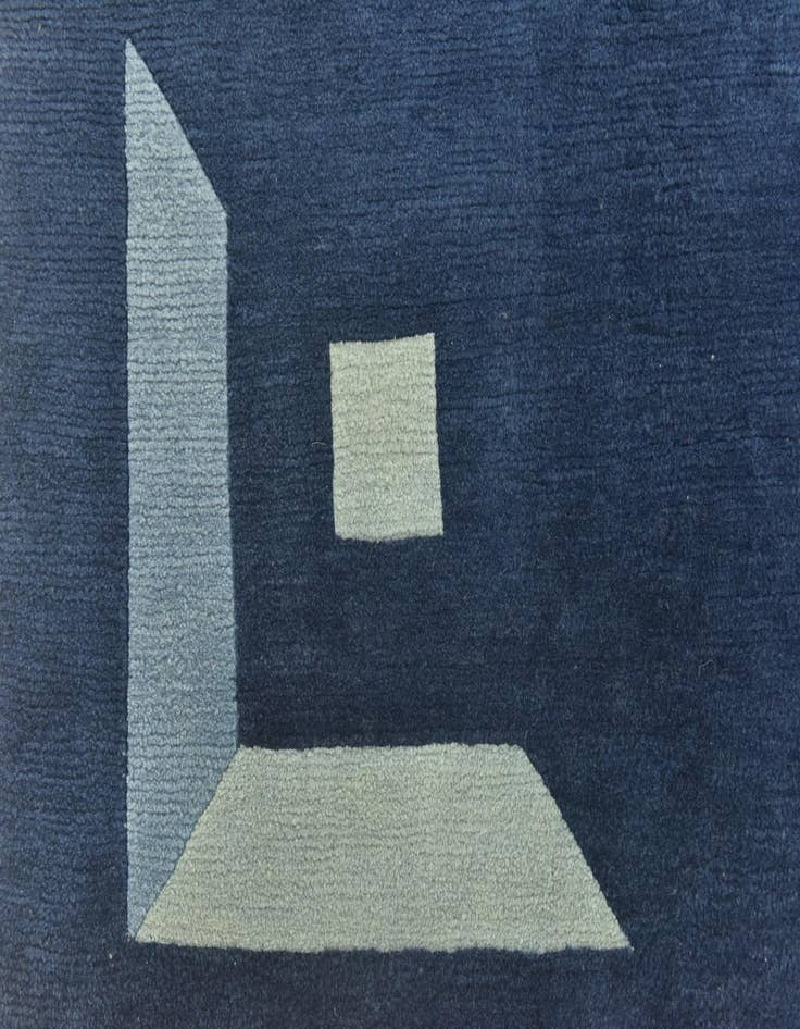 Detail image of  6' 7 x 10'  Hand Knotted Nepal Wool Rug