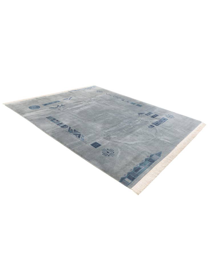 Detail image of  7' 7 x 8' 11  Hand Knotted Nepal Wool Rug