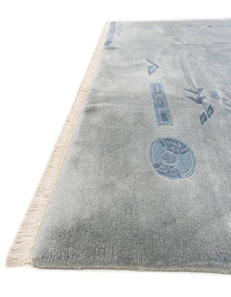 Detail image of  7' 7 x 8' 11  Hand Knotted Nepal Wool Rug