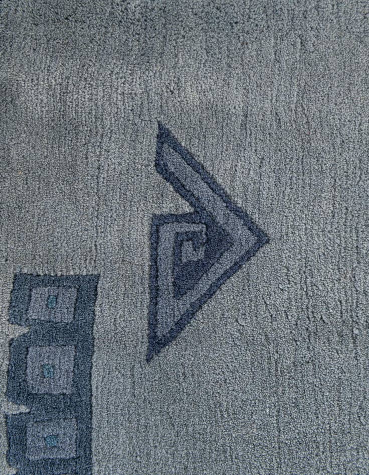 Detail image of  7' 7 x 8' 11  Hand Knotted Nepal Wool Rug